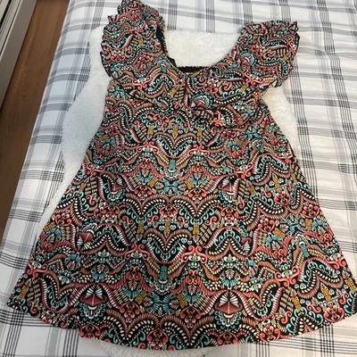 Платье для плавания с воланами Fit 4 U Spice Surplice размер 14 - Изображение 1 из 4