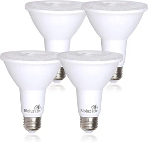 4 Pack PAR30 LED Bulb 90 CRI 10W = 100 Watt Replacement Soft White 3 - Picture 1 of 12