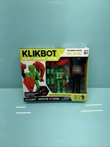 Slink Green Stikbot Studio Pack Stop Motion Animación Acción Pack Klikbot Nuevo - Imagen 1 de 4