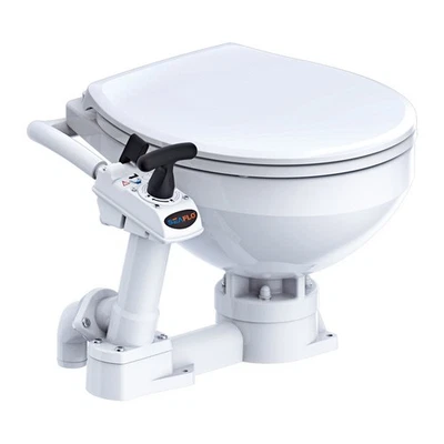 Inodoro marino empotrado con mango en T manual SEAFLO 12V tamaño grande Foto 1 de 3