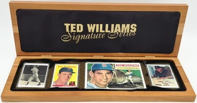 Ted Williams Autographed Porcelain Card Set Boston Red Sox Beckett BAS #AE16687 - Image 1 of 4