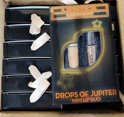 Lipstick Queen LOT OF 12 Mini Lip Gloss Set METEOR SHOWER  & COSMIC BLUR NEW!!! - Image 1 of 4