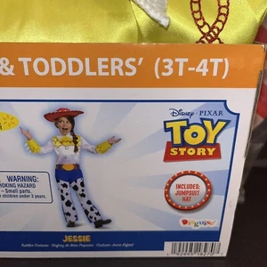 JESSIE Disney Pixar Toy Story Halloween Costume Toddler 3T-4T Walmart Exclusive - Picture 1 of 7