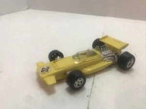 Vintage Funmate Yellow Plastic Indy Race Car Formula One Japan - Picture 1 of 5