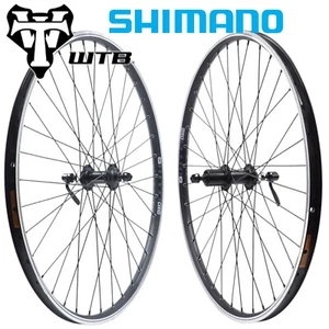 26" Wheelset WTB DX18/ Shimano TX505 Black CenterLock Disc or Rim Brake Bike - Picture 1 of 7