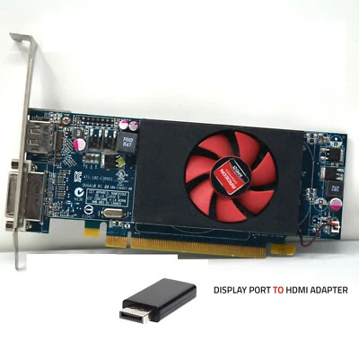 AMD Radeon HD8490 ATI-102-C36951 Graphics Card 1GB Display-Port/DVI High Profile - Image 1 of 4