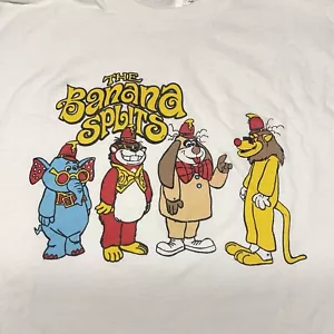 Vintage Banana Splits Large White T-Shirt TV Show Rock Band Comedy Festival - Picture 1 of 6