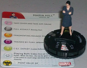 Maria Hill #011 Capitán América: El Soldado de Invierno Marvel HeroClix Raro - Imagen 1 de 1