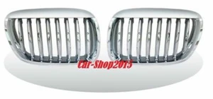 Fit For 1999-2003 BMW X5 E53 SUV Front Kidney Grilles Chrome & Silver - Picture 1 of 1
