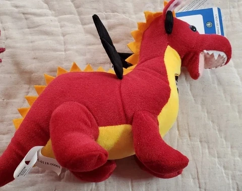 Cleveland Cavaliers Dragon Mascot Plush by FOCO 12" Long 8" Tall Cover