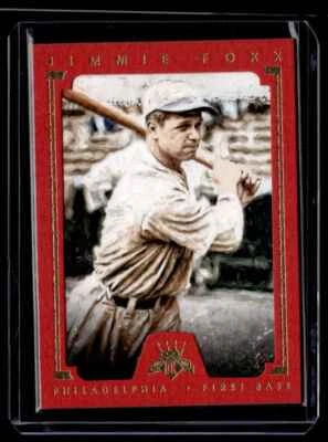 2016 Panini Diamond Kings Red Framed Jimmie Foxx 09/99 Philadelphia Athletics #8 - Image 1 of 2