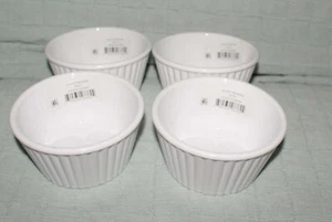 Mainstays Acrílico 6 Onzas Blanco Prep Bowl Set de 4 NUEVO Envío Rápido - Imagen 1 de 4