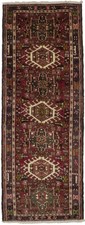 Beautiful Handmade Runner Vintage Gharajeh Rug Oriental Area Carpet 2X6