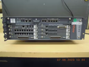 Avaya G450 Media Gateway 700459456 & 2 x MM716, 2 x MM710B, MM710, MM712, MM714B - Picture 1 of 15