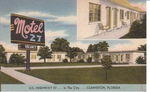  Postkarte US Highway 27 Clewiston FL - Bild 1 von 1