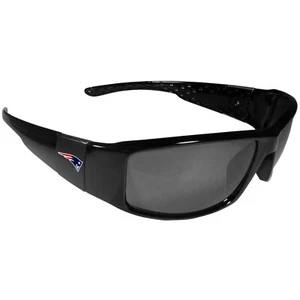 New England Patriots Black Wrap Sunglasses Officially Licensed - Picture 1 of 3