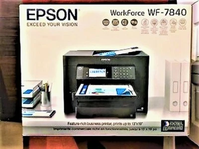 NEW--Epson WorkForce Pro WF-7840 Wireless Wide-format All-in-One Printer - Image 1 of 2