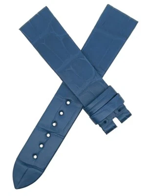 Chopard 18mm x 16mm Women's Blue Mat Alligator Watch Band  B0201-1277 - Image 1 of 3