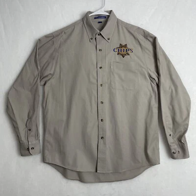 Chips Para hombres Camisa Abotonada Manga Larga Disfraz Halloween Juegos con disfraces Talla M Foto 1 de 4