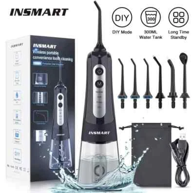 INSMART Oral Irrigator Dental Water Flosser Teeth Whitening Teeth Cleaner Jet