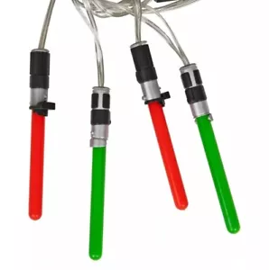 Star Wars UL 10-Light Battery-Operated Light Sabers Light Set Multi-Color - Picture 1 of 3