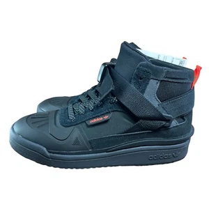 Adidas Forum Hi GTX Gore-Tex Originals Shoes Core Black Red Q46363 Men Size 4.5 - Picture 1 of 12