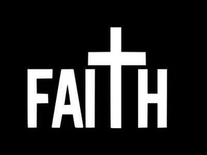 Calcomanía de vinilo Christian Faith Cross pegatina de coche camión de pared elige el color - Imagen 1 de 2