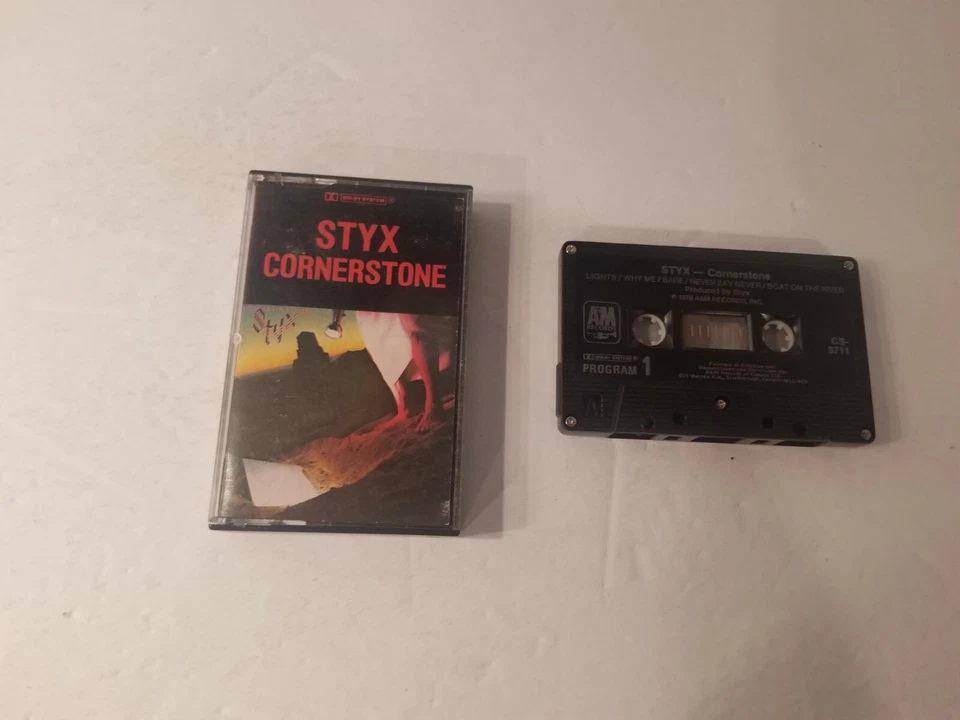 Styx - Cornerstone - Cassette Tape - Image 1 of 1