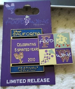 NWT Disneyland California Food Wine Festival 2010 Sliding Panel Limited pin - Picture 1 of 1