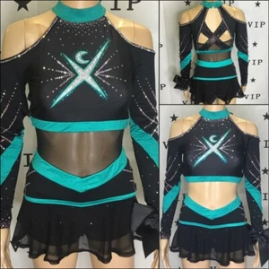 Uniforme Cheerleading Allstars Cheer Extreme Adult XS - Foto 1 di 9