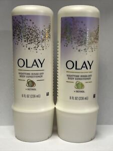 Olay Nighttime Rinse-Off Body Conditioner B3 +Retinol 8 oz (Pack of 2)