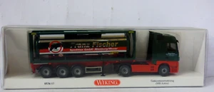 Wiking 1/87th Scale Mercedes Actros container tanker Franz Fischer green 053603 - Picture 1 of 1