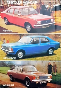 Chrysler Avenger saloon Brochure 1977 - Picture 1 of 1