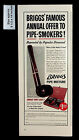 1939 Briggs Pipe Mixture Tobacco Park Lane Briar Vintage Print Ad 32031