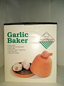 New Chef's Choice Terra Cotta Garlic Baker Nice! - Picture 1 of 4