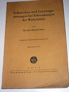 Eduard Götz: Schmerzen und Leistungsstörungen bei Erkrankungen der Wirbelsäule - Picture 1 of 3