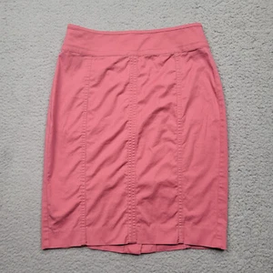 Ann Taylor Rock Damen 4 rosa rot Mischung Astor Bleistift Reißverschluss hinten 28 x 21,5 * - Bild 1 von 16