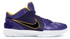 BRAND NEW DS Kobe 4 Protro Undefeated Los Angeles Lakers Purple Size 9 - Picture 1 of 1