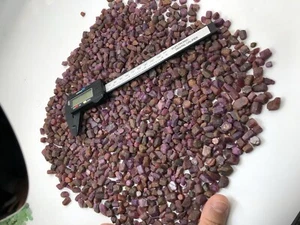 1000 Gram( 1kg)Natural Ruby Crystal Selection Parcels Ready for fancy Jewellery, - Picture 1 of 7