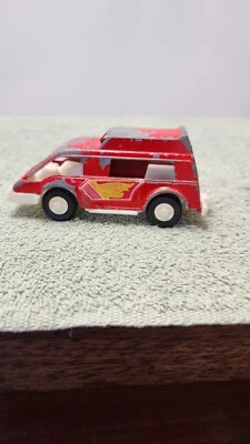 Tootsietoy Custom Van Red Graphics 1970s Tootsie Toy USA diecast toy - Image 1 of 4