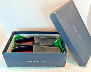 Tommy Hilfiger TM Dathan  Mens Loafers Black Slip On Driving Shoes Size 10 M - Picture 1 of 23
