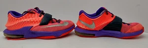 Nike Hyper Punch Unisex Kids Size 5.5 Y KD 7 Basketball Shoes 669942-601 Fuschia - Picture 1 of 23
