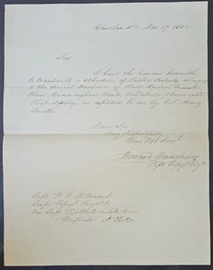 1840 HW ALS Capt. Howard Stansbury al capitano W.G. Williams US Engineers Lake Erie - Foto 1 di 2