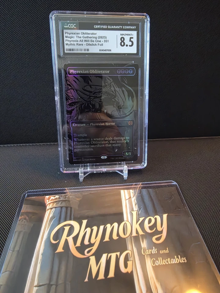 Phyrexian Obliterator (Oil Slick Raised Foil) Phyrexia CGC 8.5 - Image 1 of 1