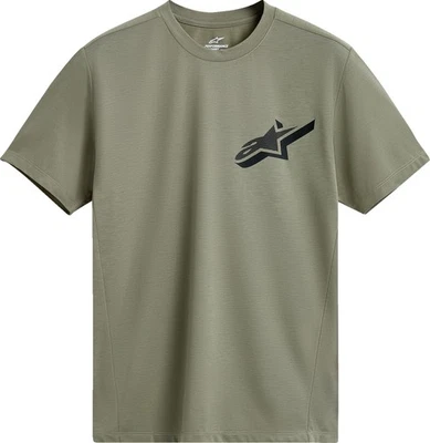 Camiseta masculina Alpinestars Attrition Performance verde claro/preta - Imagem 1 de 2