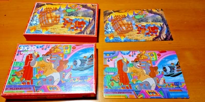 Clementoni 2x20: 2 Puzzle da 20 Pezzi Made In Italy Vintage Disney anni 90 Raro - Immagine 1 di 4