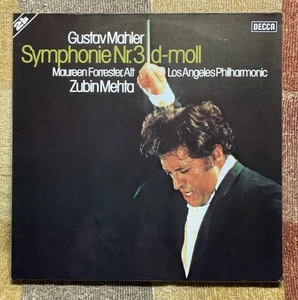 LP  German DECCA 6.48127FA  Mahler Symphony No. 3 [Zubin Mehta] 2 Disc Set Nagao - Imagen 1 de 5