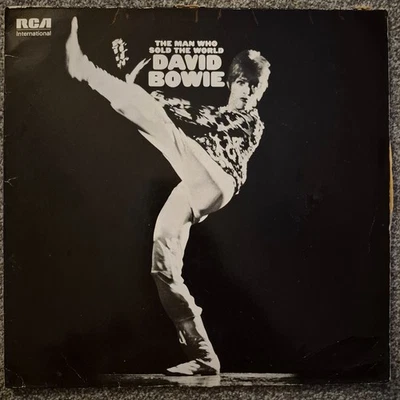David Bowie the Man Who Sold the World Vinyl Record 1972 Foto 1 de 4