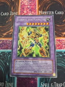 Yugioh Elemental HERO Plasma Vice CT04-EN006 Secret Rare Limited LP/MP - Picture 1 of 7