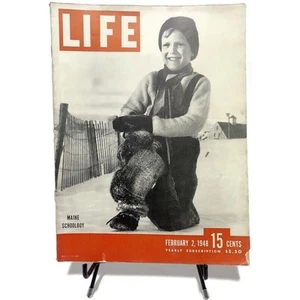 Life Magazine February 2 1948 New York Commuters Strike Back - Picture 1 of 11